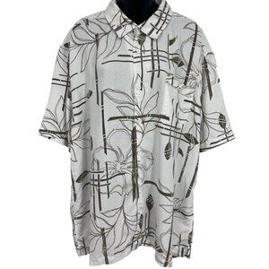 Quiksilver Waterman Collection Mens Comfort Fit Button-Up Shirt XXL Rayon